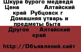 Шкура бурого медведя › Цена ­ 40 000 - Алтайский край, Рубцовск г. Домашняя утварь и предметы быта » Другое   . Алтайский край